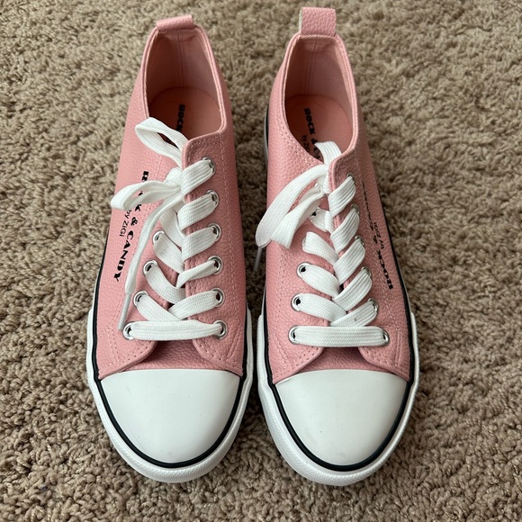 Rock & Candy Shoes - Rock & Candy Pink Casual Sneakers!